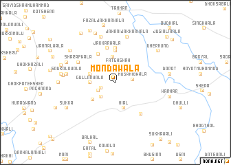 map of Mondawāla