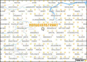 map of Mondekenstraat