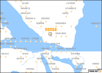 map of Monde