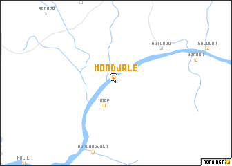map of Mondjale
