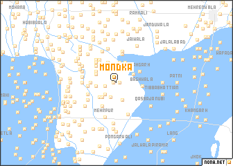 map of Mondka