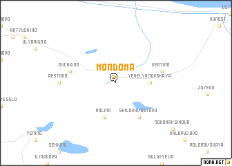 map of Mondoma