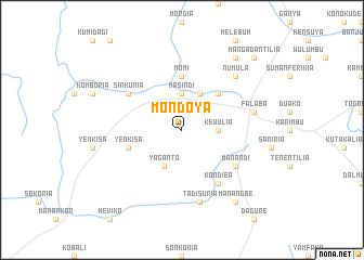 map of Mondoya