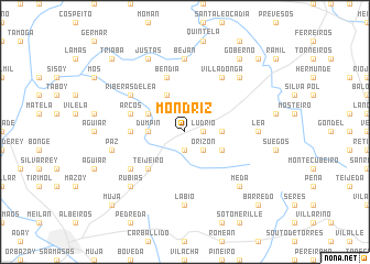 map of Mondriz