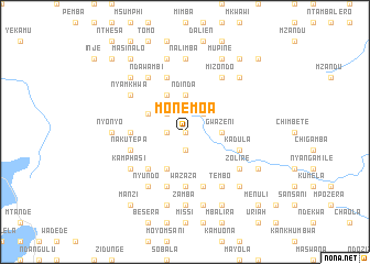 map of Monemoa