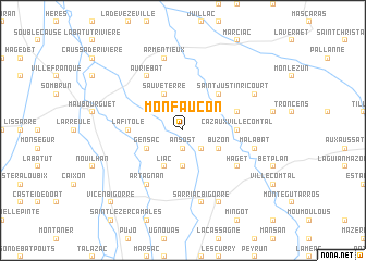 map of Monfaucon