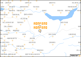 map of Monfero