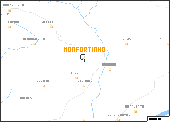 map of Monfortinho