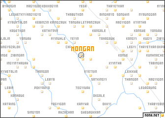 map of Mongan