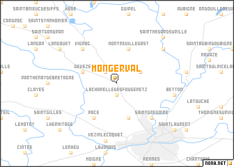 map of Mongerval