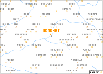 map of Möng Het