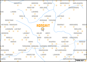 map of Möng Mit