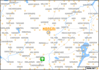 map of Mong-ni