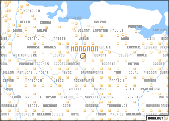 map of Mongnon