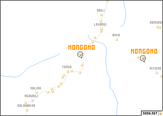 map of Mongomo