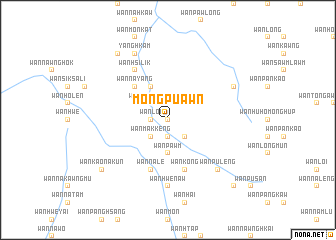 map of Möng Pu-awn