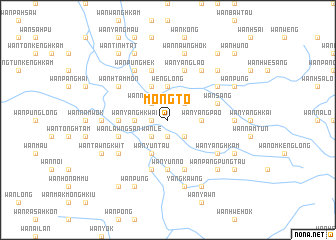 map of Möng Tö