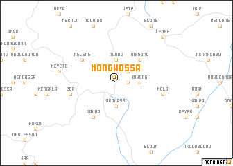 map of Mongwossa