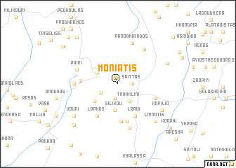 map of Moniatis