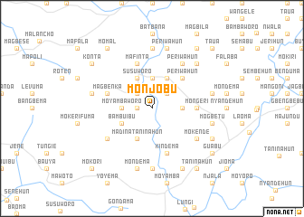 map of Monjobu