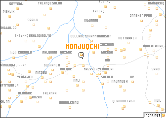 map of Monjūqchī