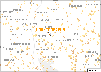 map of Monkton Farms