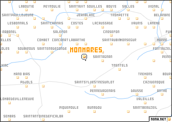 map of Monmares