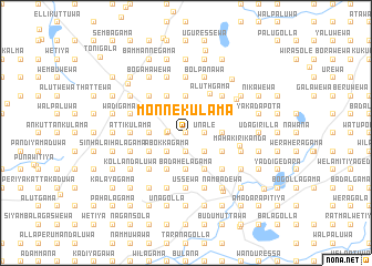 map of Monnekulama