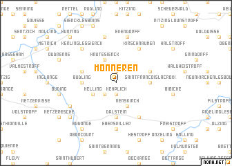 map of Monneren