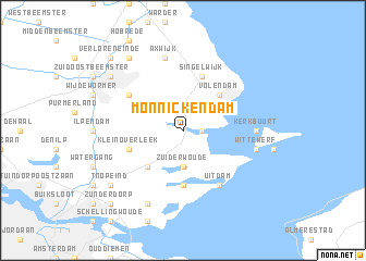 map of Monnickendam