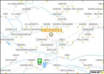 map of Monnières