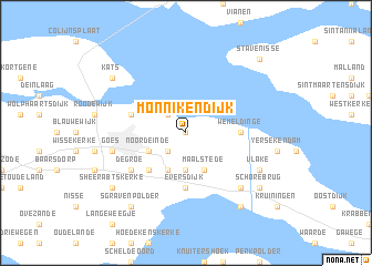 map of Monnikendijk