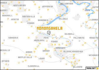 map of Monongahela