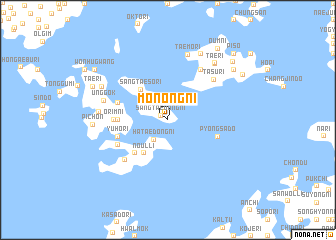 map of Monong-ni