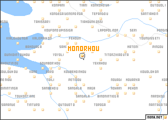 map of Monorhou