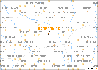 map of Monpardiac