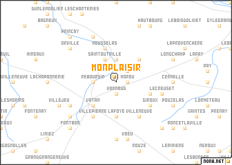 map of Monplaisir