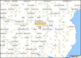 map of Monpon