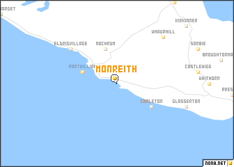 map of Monreith