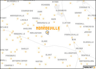 map of Monroeville