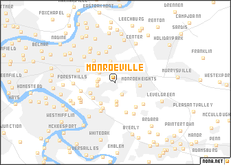 map of Monroeville