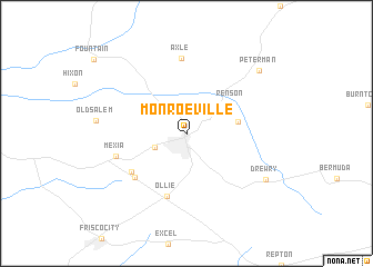 map of Monroeville