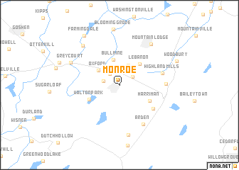 map of Monroe