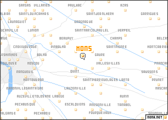 map of Mons