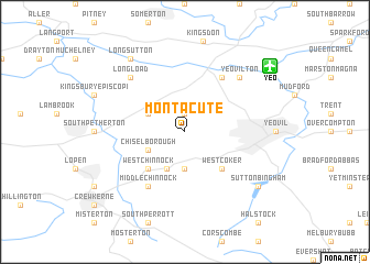 map of Montacute