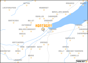 map of Montagny