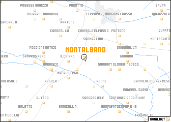 map of Montalbano