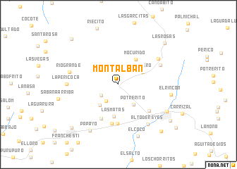 map of Montalbán