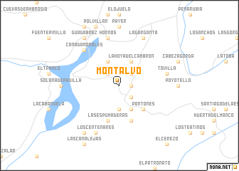 map of Montalvo