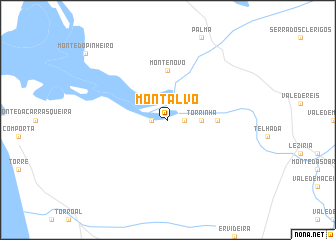 map of Montalvo